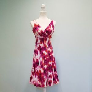 Cheeta B pink & purple flower dress